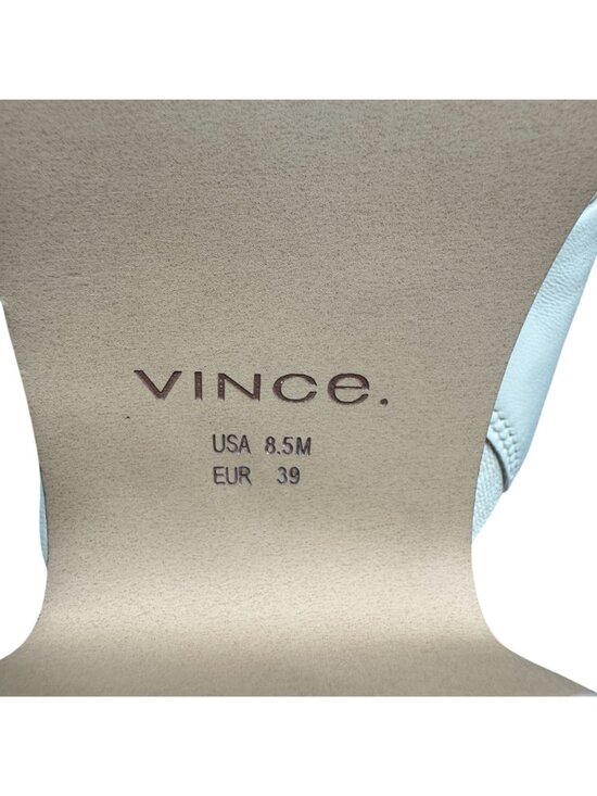 Vince Women's Crossover Strap Leather Platform Slide Sandal, Size 8.5 WORN ONCE - Picture 9 of 9